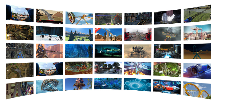 Double Players 720 VR Roller Coaster Chair 9d Virtual Reality Roller Coaster Simulator