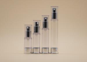 China Clear Airless Spray Bottle Aluminum Pump Silk Screen Printing / Hot Stamping Surface wholesale