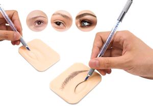 China Salon 3D Permanent Makeup Practice Skin For Eyebrow Microblading wholesale