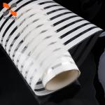 White Stripes Electric Adhesive Window Film Self Adhesive Sound Film Stained