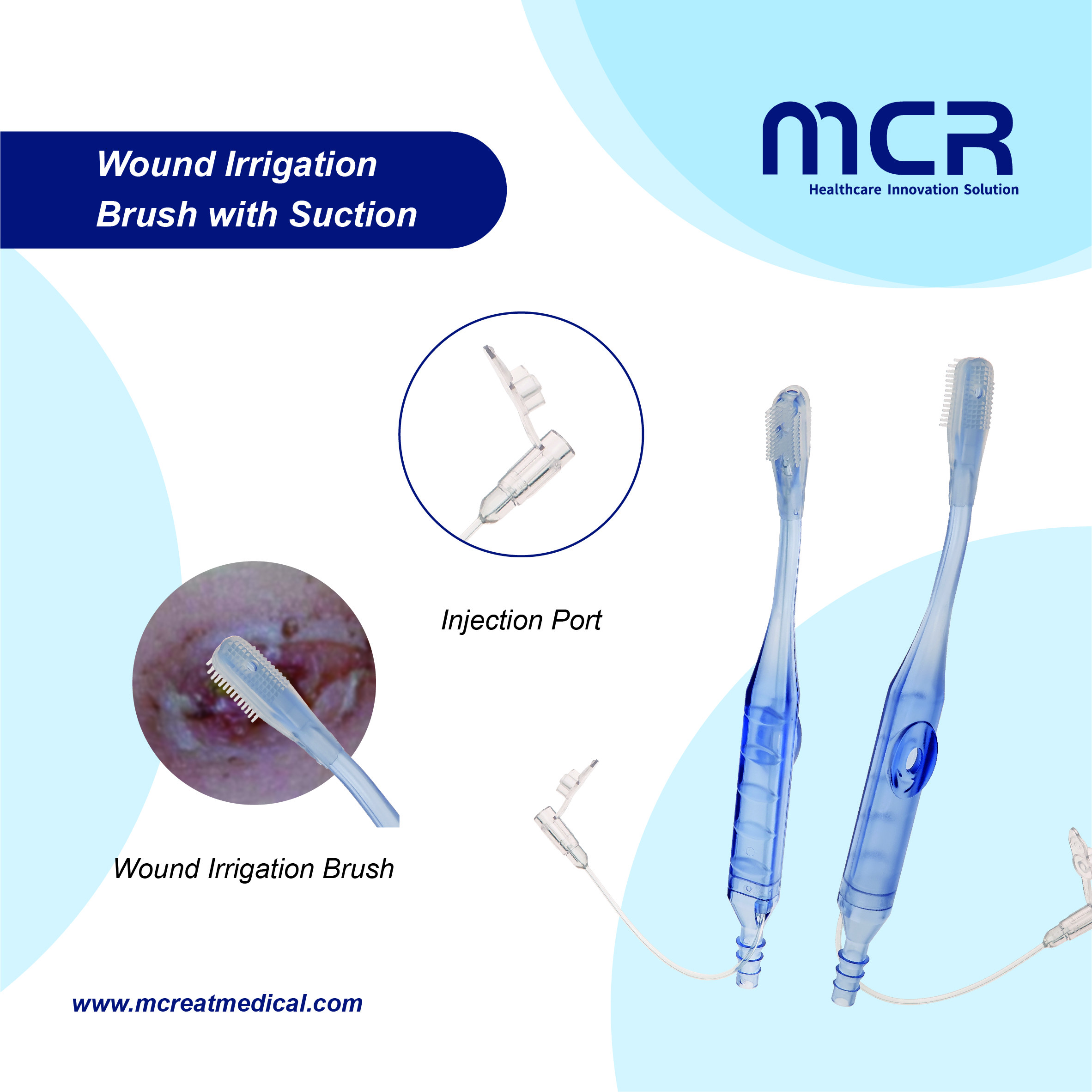 Medical Suction Toothbrush For Oral Hygiene Irigation Suction Toothbrush