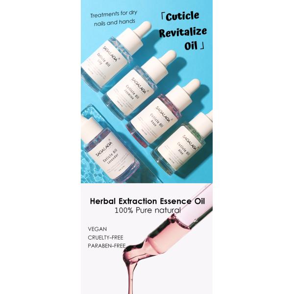 Vitamin E Nail Cuticle Oil Bottle 20ml for Nails Repair and Moisturizes with Natural Keratin 14 Scents Custom Logo