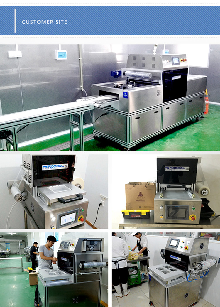 110kg Table Top Tray Sealing Machine MAP Food Packing Machine For Vegetable