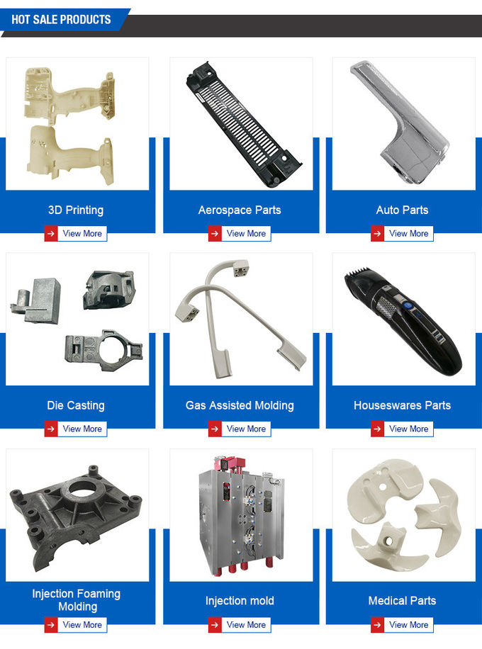 ODE Design PVC Plastic Plastic Injection Molding Parts Surface Finish Custom Colors