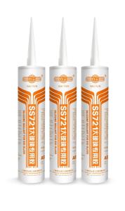 China Quick Curing Acetoxy Cure Silicone Sealant For Glass Roof wholesale