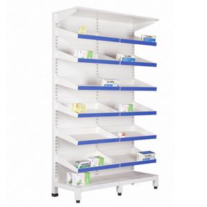 China Steel Pharmacy Medicine Display Racks Single Sided Pull Out wholesale