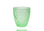 10 OZ Crystal Solid Colored Vintage lowballl Glasses , 295ml Colored Tumblerl