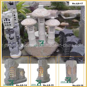 China Japan Carved Granite Outdoor Lamp wholesale