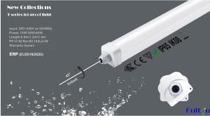 China IP65 Triproof LED Linear Batten Light 150cm 60W 150lm/W wholesale