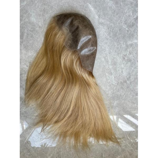 Natural Medical Silicone Wigs Blonde Wigs For Medical Hair Loss