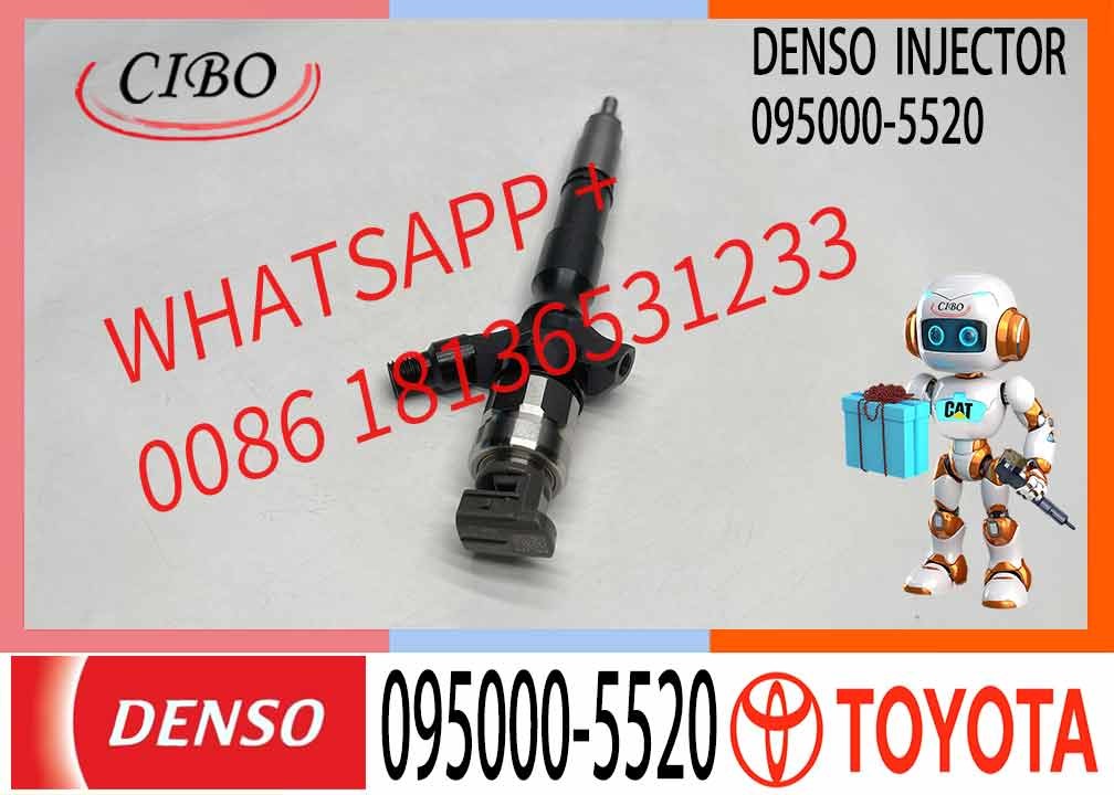 Car Part Fuel Injector For Toyota Hilux Spare Parts OEM 095000-5520 23670-0L010 With Engine Isbe Diesel Injector Injecti