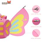 Nohoo factory price blue butterfly 3D cartoon backpack preschool neoprene