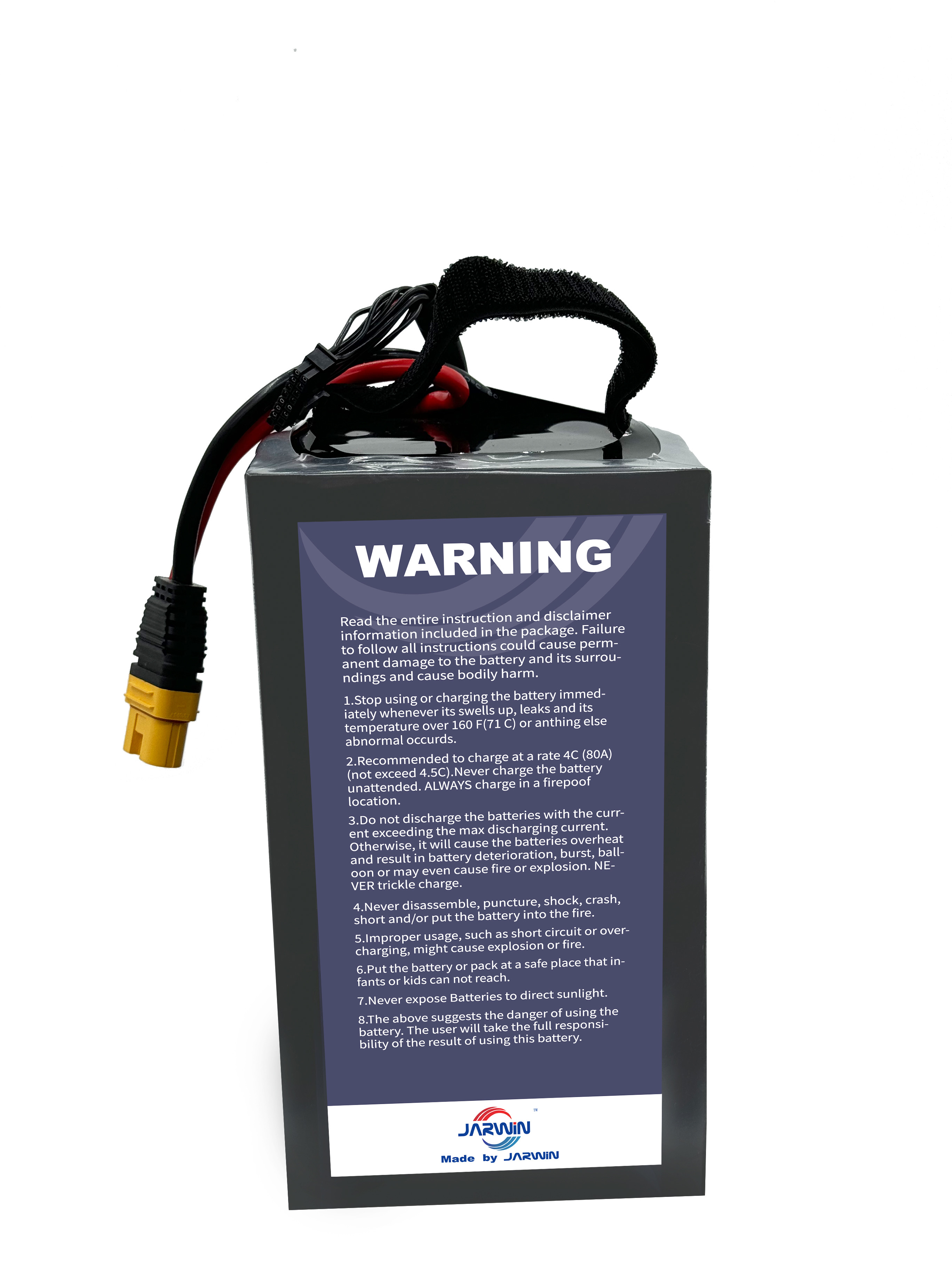 Herewin Semi Solid Battery 18S 66.6V 35000mAh Reliable Quality Soft Pack Battery