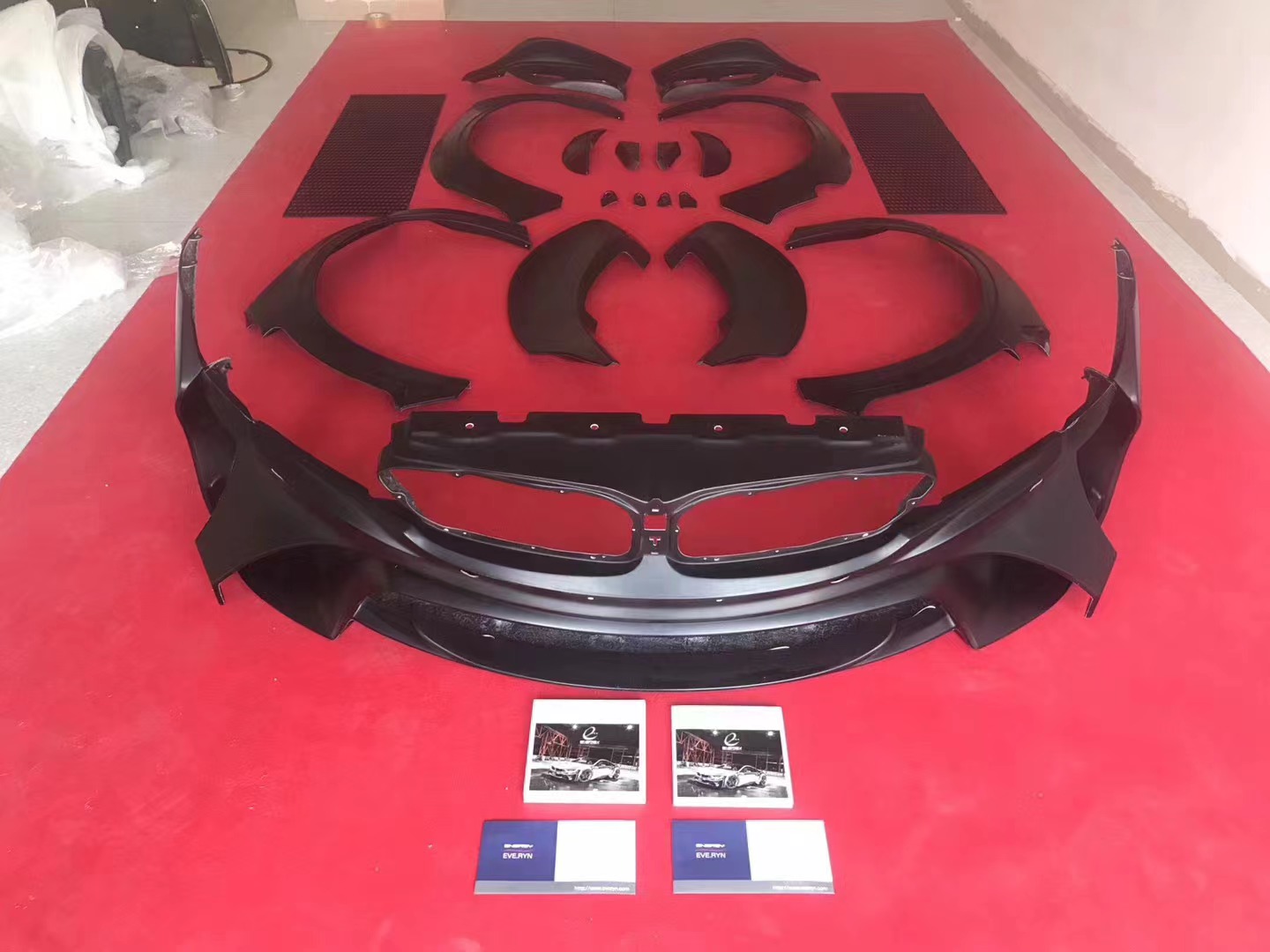 For BMW I8 Carbon Fiber Body Kit I8 Upgrade Energy-style Front and Rear Bumper Spoiler Widebody Kit