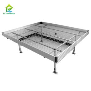 China Nursery Seed Grow Bed Commercial Mesh Grow Table Rolling Benches For Greenhouse wholesale