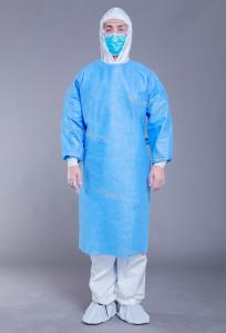 China SMMS Knit Cuff Waterproof 55gsm Surgical Disposable Gowns wholesale