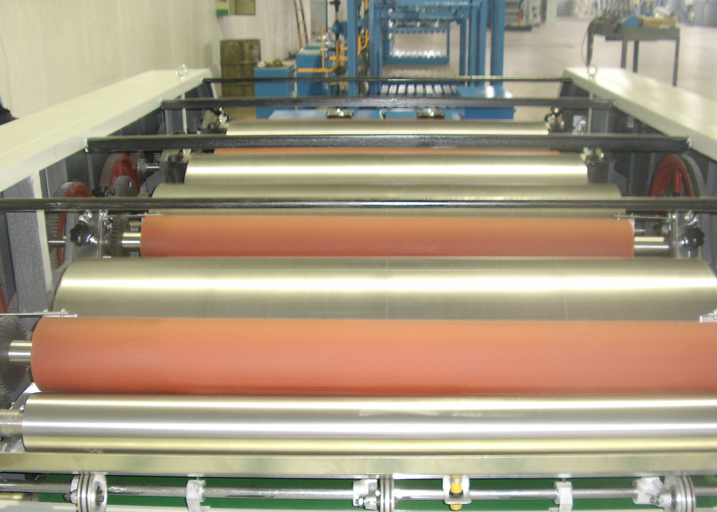 Continuous Plastic Bag Flexo Printing Machine Four / Five / Six / Seven / Eight Color