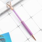 Big Crystal Diamond Ballpoint Pen 1.0mm Fashion Shiny Metal Gift Ball Pen