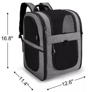 China Mesh Breathable Pet Dog Cat Carrier Travel Backpack wholesale
