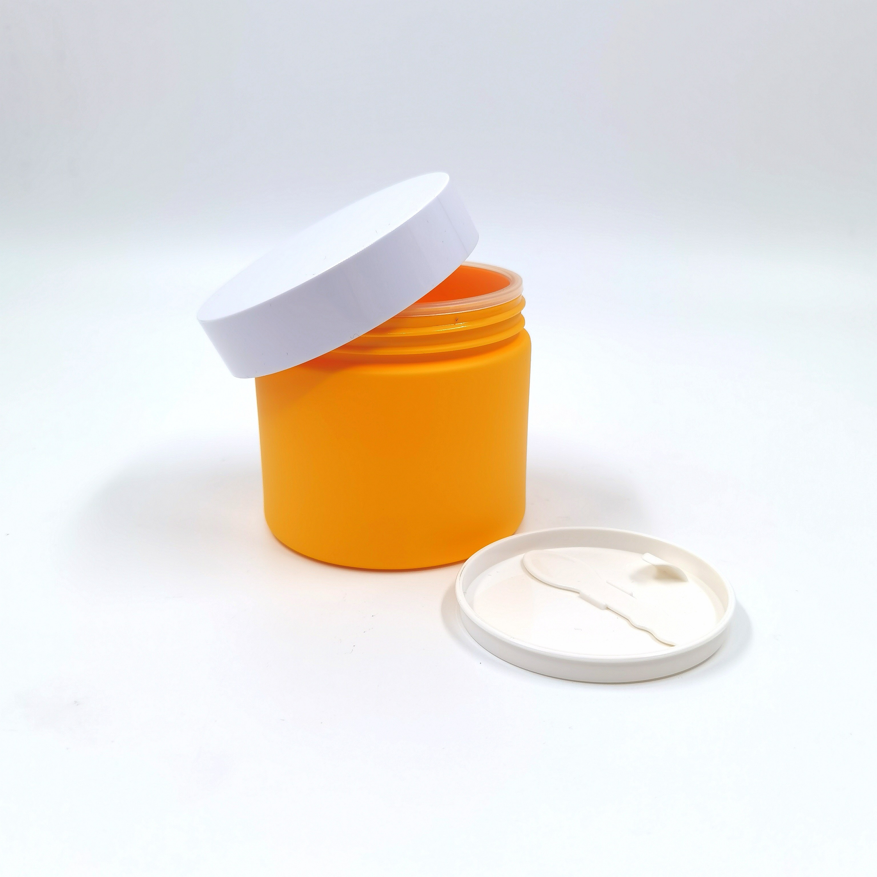 Double Wall Refillable Empty Plastic Jars With Lids 100g 150g 200g 250g