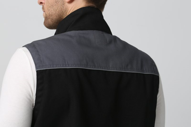 Cordura® Reinforcement Indoor And Outdoor Mens Work Vest Velcro Fastener