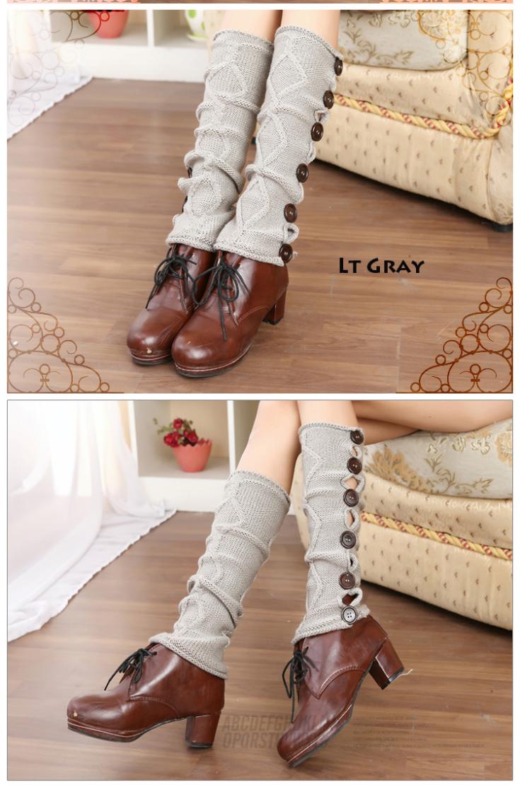 women deer snowflake jacquard knit boot socks wood feel casual wool acrylic, socks, warmer