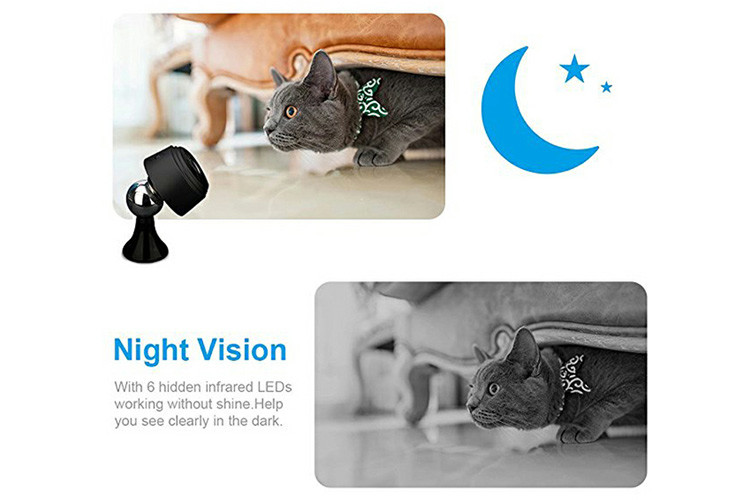Hidden Spy Camera Night Vision 1080p Wifi Mini Security Camera
