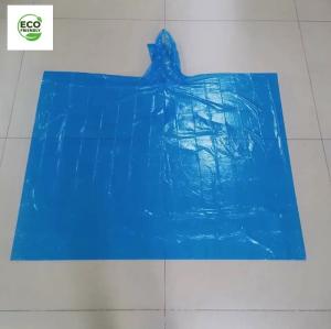 China 50*80'' Custom PLA Unisex Disposable Poncho Sustainable 100% Biodegradable wholesale