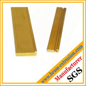China brass copper alloy extrusion profiles section hardware OEM wholesale