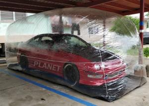 China Transparent PVC Dustproof Inflatable Car Garage Tent wholesale