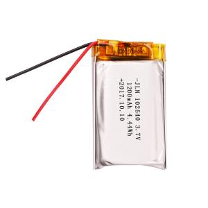 China 4.44Wh PL102540 1200mAh 3.7V Lithium Polymer Battery wholesale