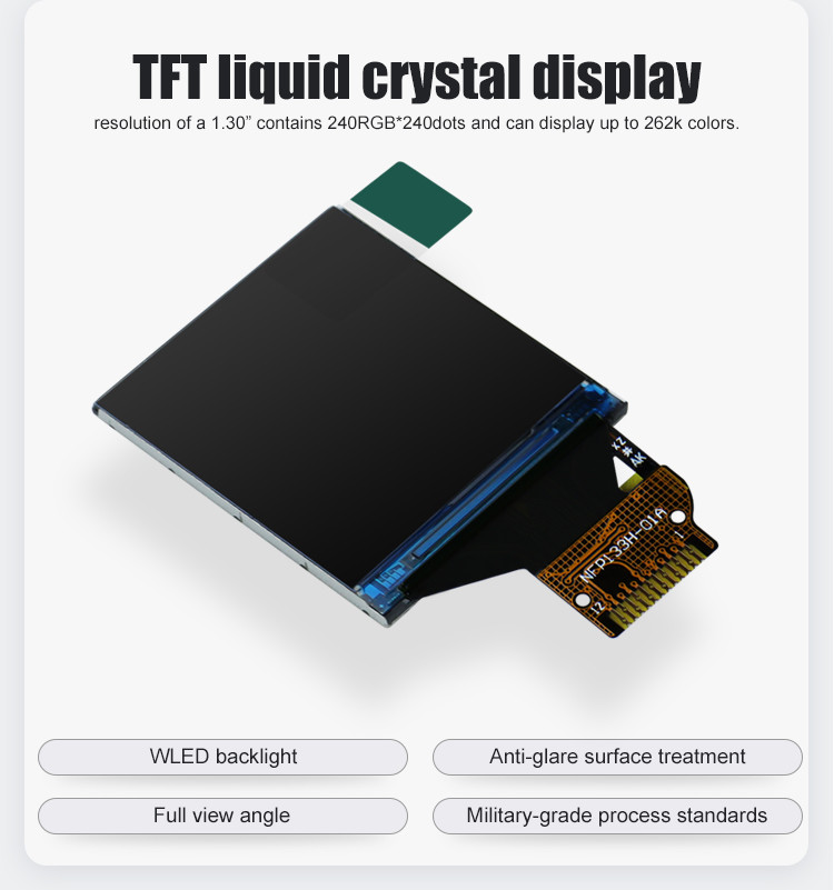 1.33 Inch IPS TFT LCD Display 240x240