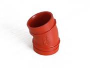 China Standard 22.5 Degree Elbow Fitting Blue Red White Customized Color wholesale