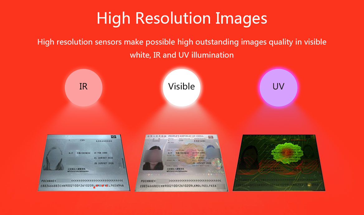Secure Border Management Trusted Passport Reader for Immigration and Customs OCR/ MRZ