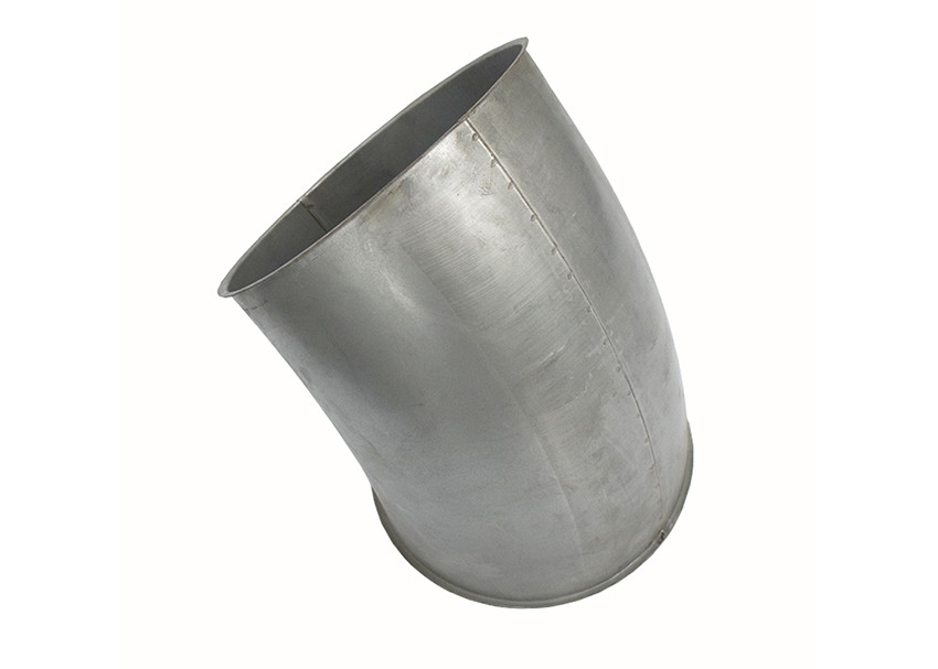 Welding Connection Round Shape Dust Extraction Pipe Stainless Steel Sanitary Tube Elbow