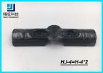 Straight Way Metal Pipe Joints PE Coated Steel Pipe For Warehouse Shelves HJ-4