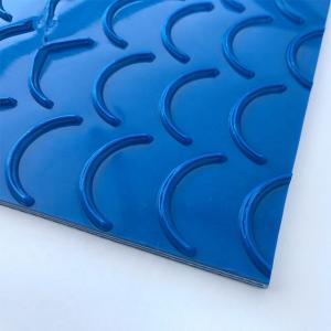China White Anti Slip Surface Crescent PVC Bottom PVK Conveyor Belt on sale