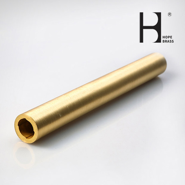 Golden Wear Resistant Hollow Brass Tube C38500 8mm Brass Pipe