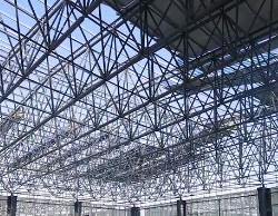 JIS Tubular Steel Frame Trusses , Light Gauge Metal Trusses 1-4m Unit Length