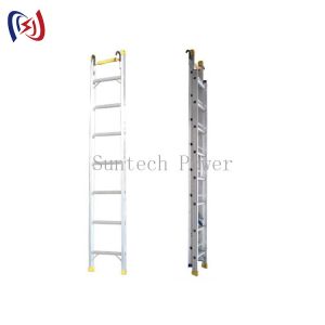 China Industrial Stringing Aluminum Alloy Suspension Ladder Single Telescopic wholesale