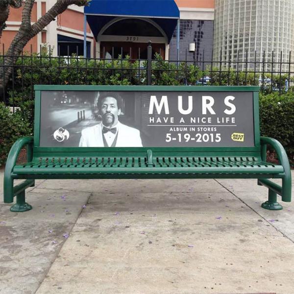 Bus Stop 7Ft 2070mm 3 Seater Metal Garden Bench