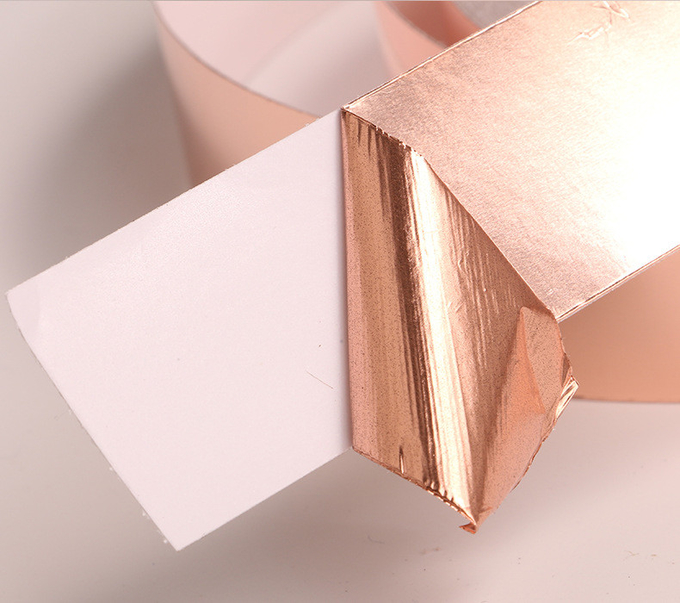 Die Cutting Copper Foil Tape Resistance 0.05Ω EMI Shielding Copper Tape