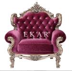 Velvet Chesterfield Sofa Set Antique Luxury Fabric Living Room Furniture