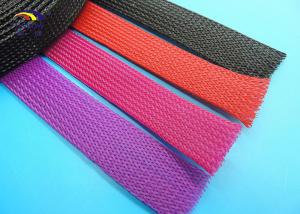 China Polyster Monafilament PET Braided Expandable Cable Protection Sleeves wholesale