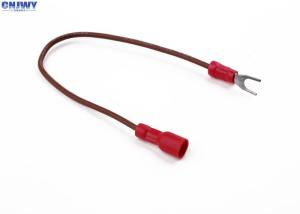China Durable Electrical Cable Assemblies Receptacle Red Vehicle Wiring Harness wholesale