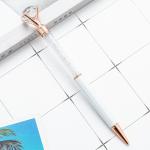 Big Crystal Diamond Ballpoint Pen 1.0mm Fashion Shiny Metal Gift Ball Pen