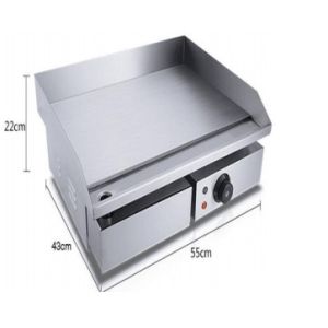 China Electric Stainless Steel Restaurant Griddle With 0℃~100℃ Temperature Control wholesale