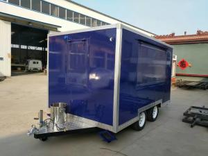 China food trailer Coffee Hot Dog Food Carts With Full Kitchen, Mobile Ice Cream Food Trailer wholesale