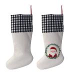 Personalised Sublimation Christmas Ornament Blanks Linen Christmas Stocking