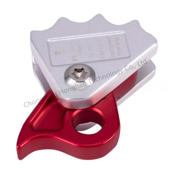 Stay Safe While Climbing Lightweight Aluminum Rope Grab for Essential Fall Protection